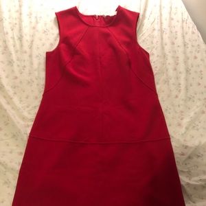 Loft shift red dress